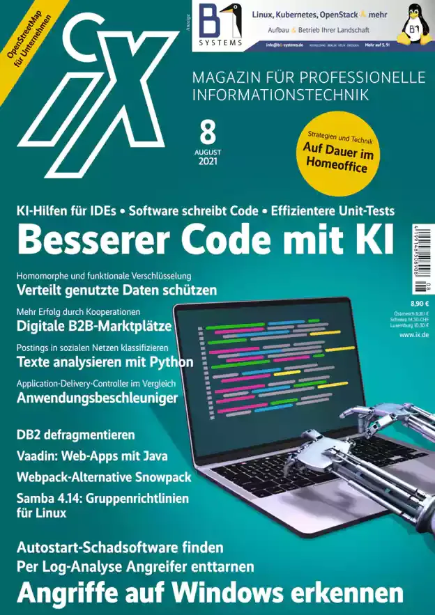 The cover of the iX Magazine.